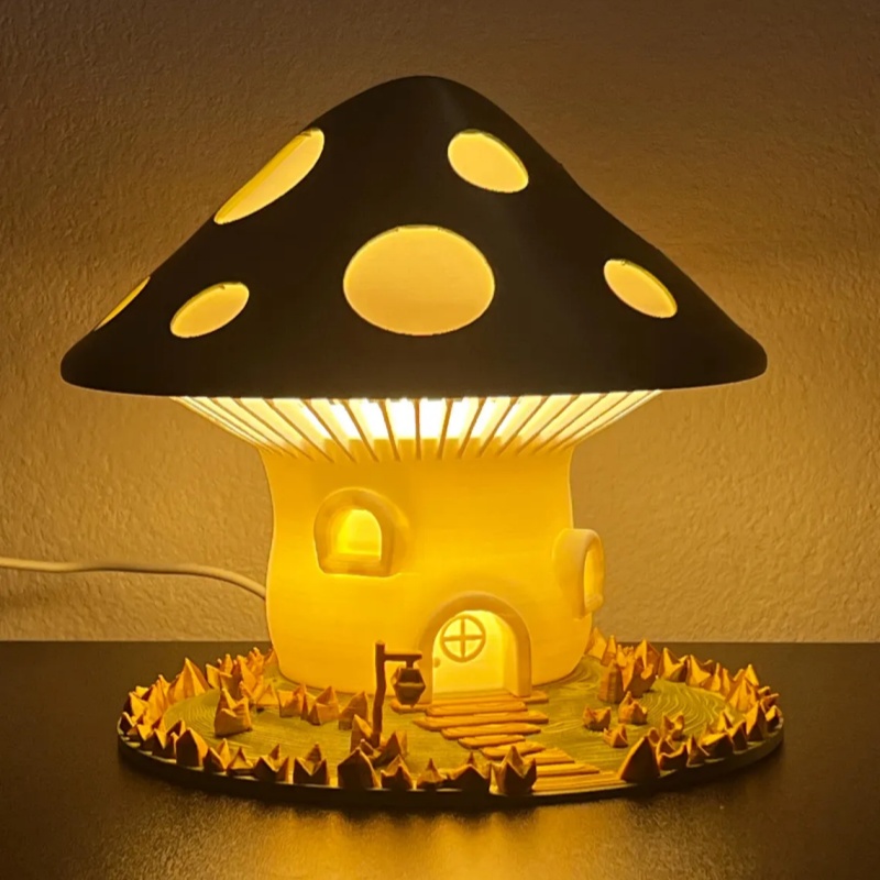 3D打印蘑菇灯